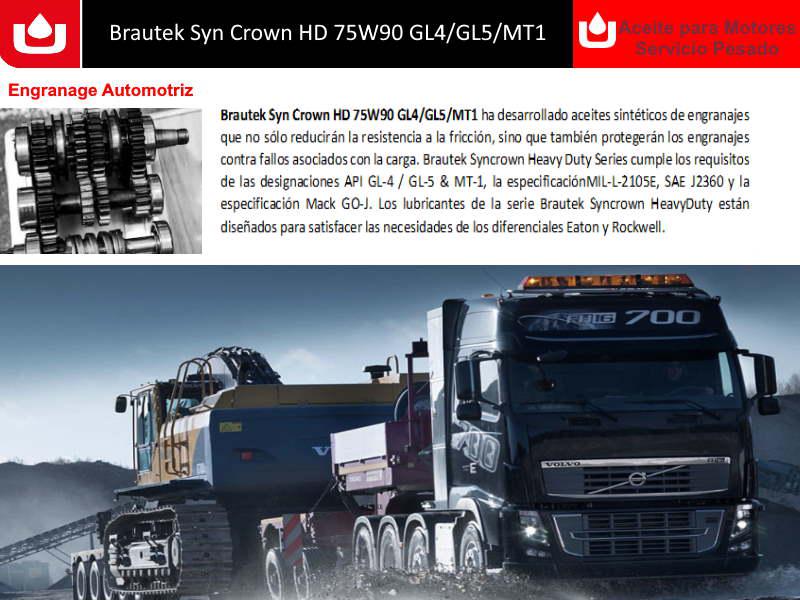 Brautek Syn Crown HD 75W90 GL4/GL5/MT1